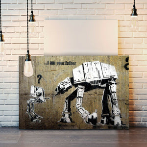 Framed 1 Panel - Banksy - I Am Your Father