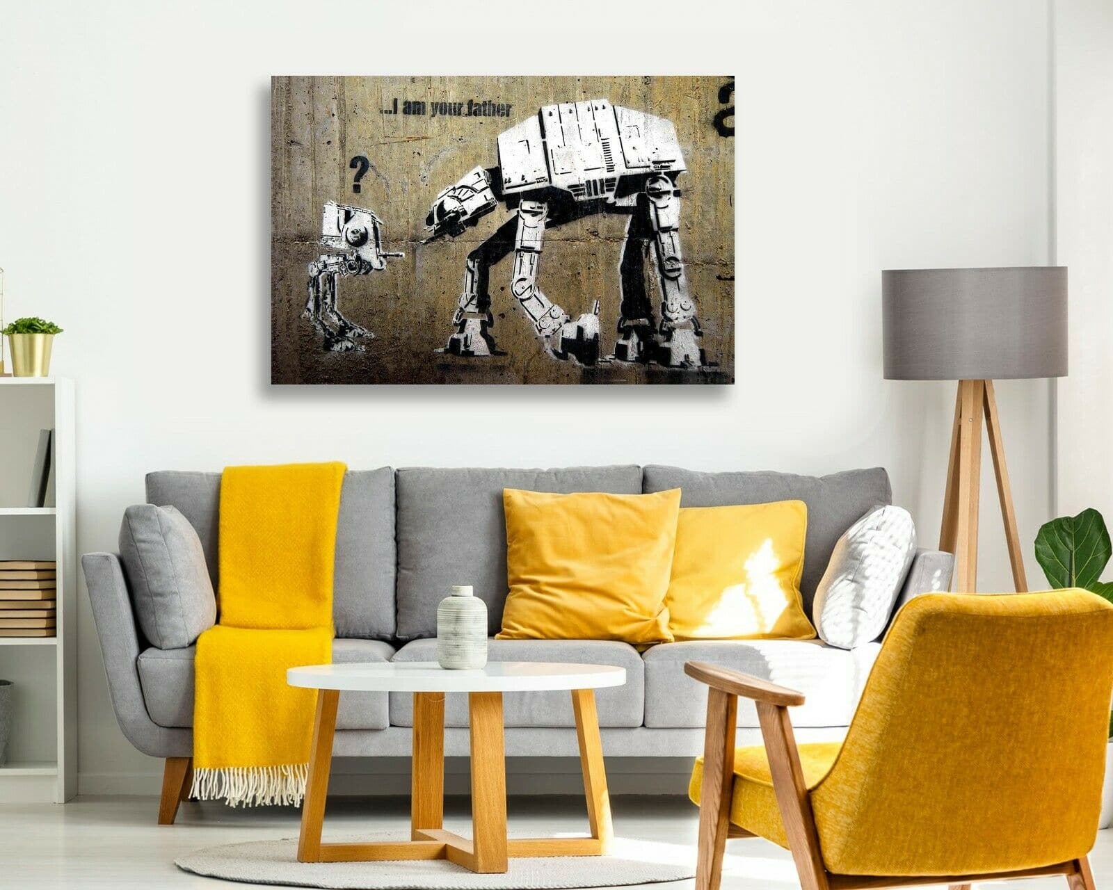 Framed 1 Panel - Banksy - I Am Your Father