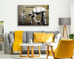 Framed 1 Panel - Banksy - I Am Your Father