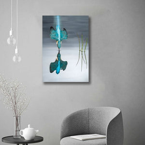Framed 1 Panel - Kingfisher