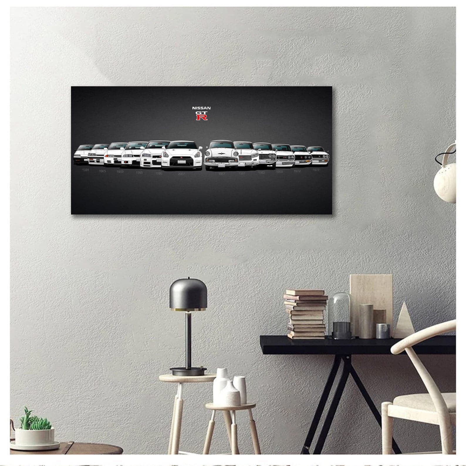 Pine Stretched  Framed 1 Panel - GTR Evolution