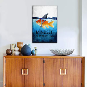 Framed 1 Panel - Mindset is every thing