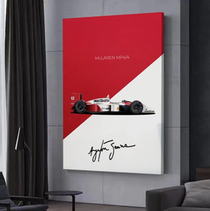 Framed 1 Panel - Ayrton Senna