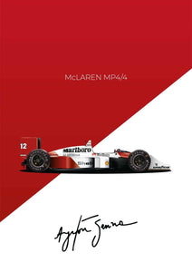 Framed 1 Panel - Ayrton Senna
