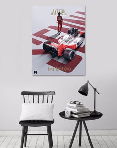 Framed 1 Panel - Ayrton Senna