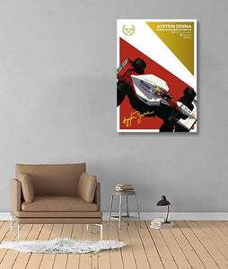 Framed 1 Panel - Ayrton Senna