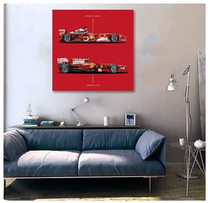 Framed 1 Panel - Ferrari Formula One