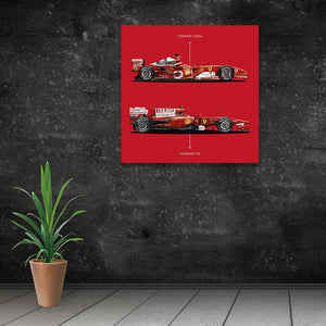 Framed 1 Panel - Ferrari Formula One