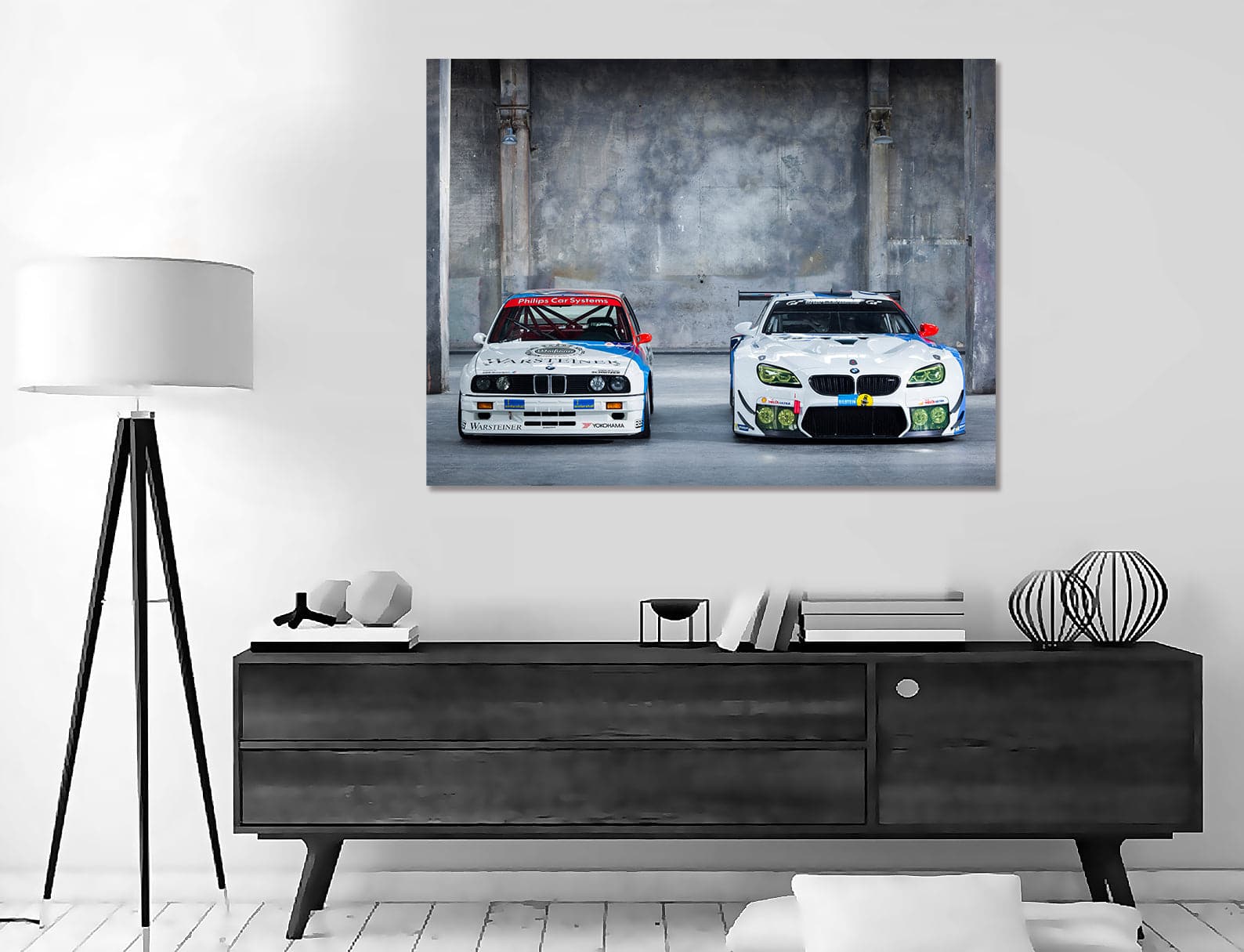 Pine Stretched  Framed 1 Panel - BMW M Power
