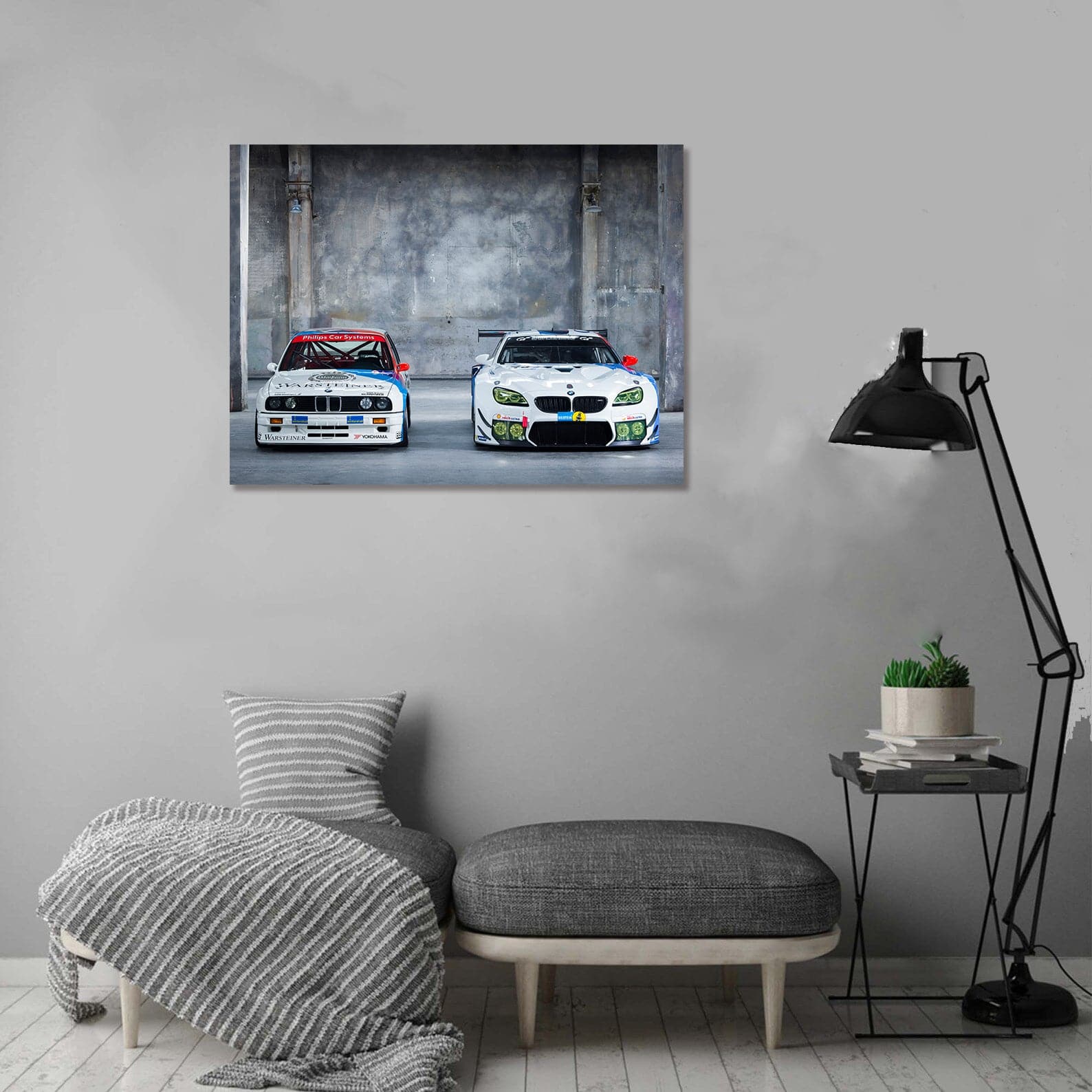 Pine Stretched  Framed 1 Panel - BMW M Power