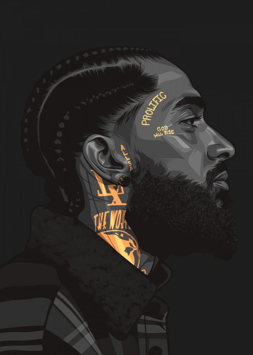 Framed 1 Panel - Nipsey Hussle