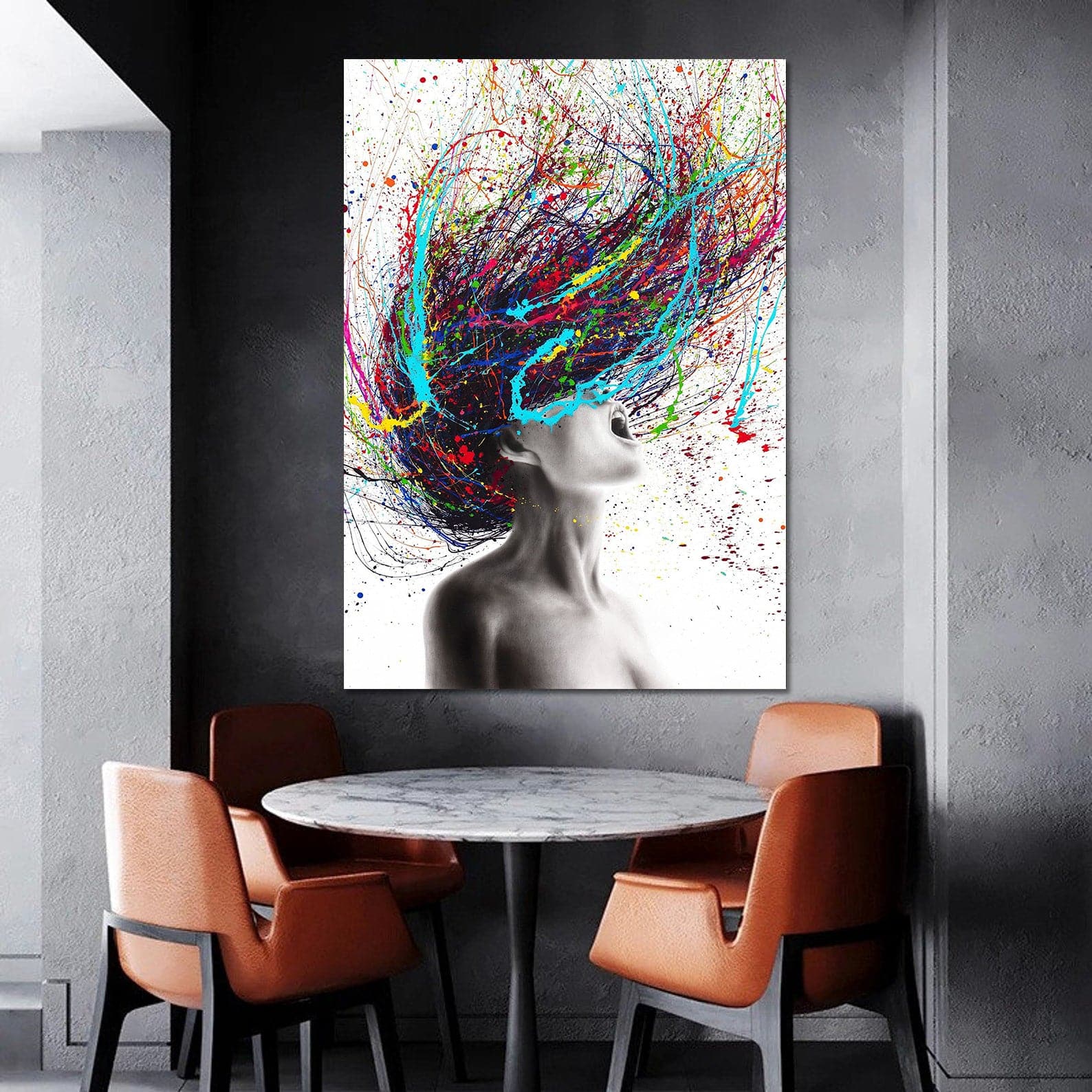 Framed 1 Panel - Abstract