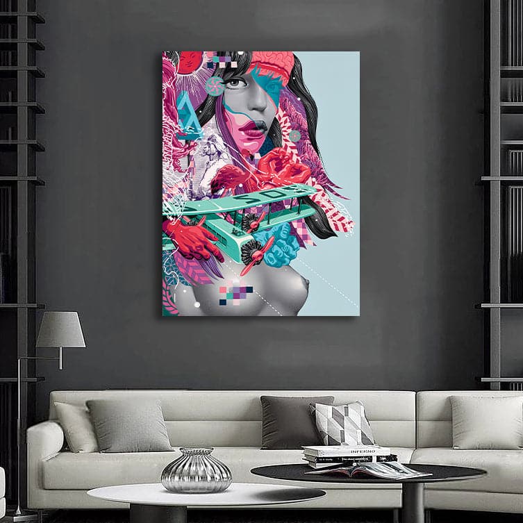 Framed 1 Panel - Pop Art