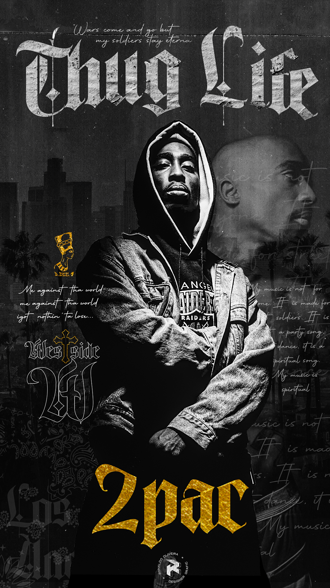 Framed 1 Panel - Tupac