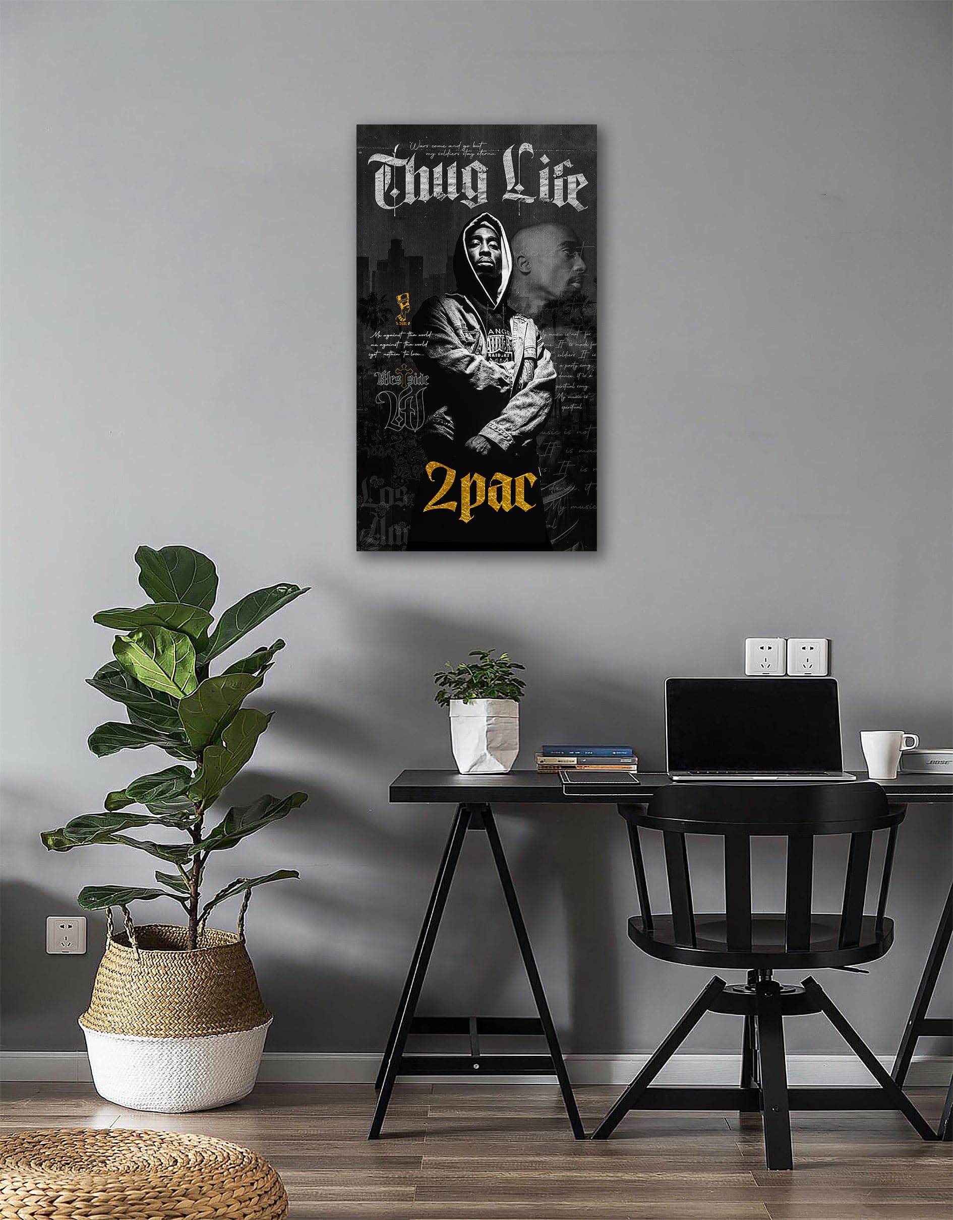 Framed 1 Panel - Tupac