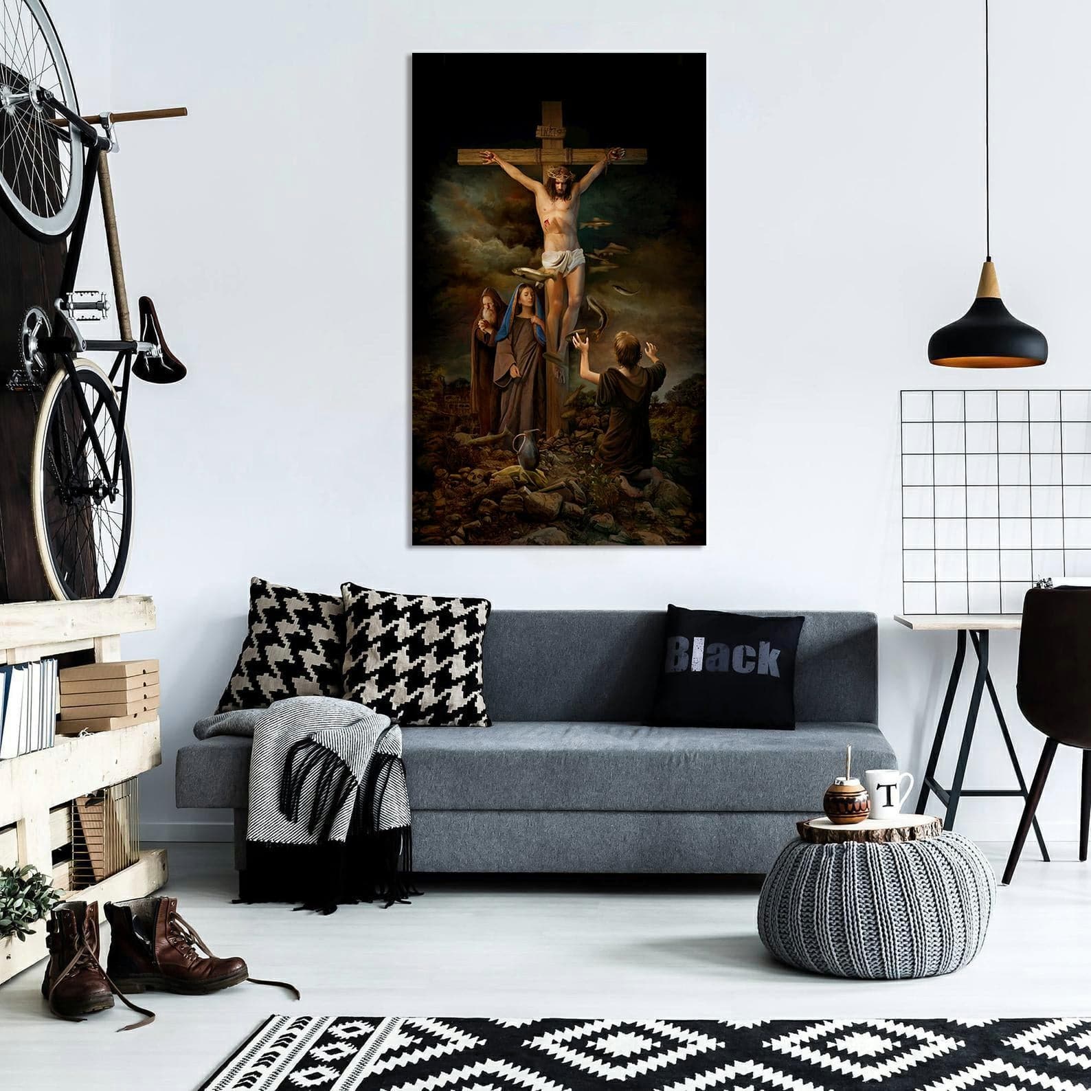 Framed 1 Panel - Jesus Cross