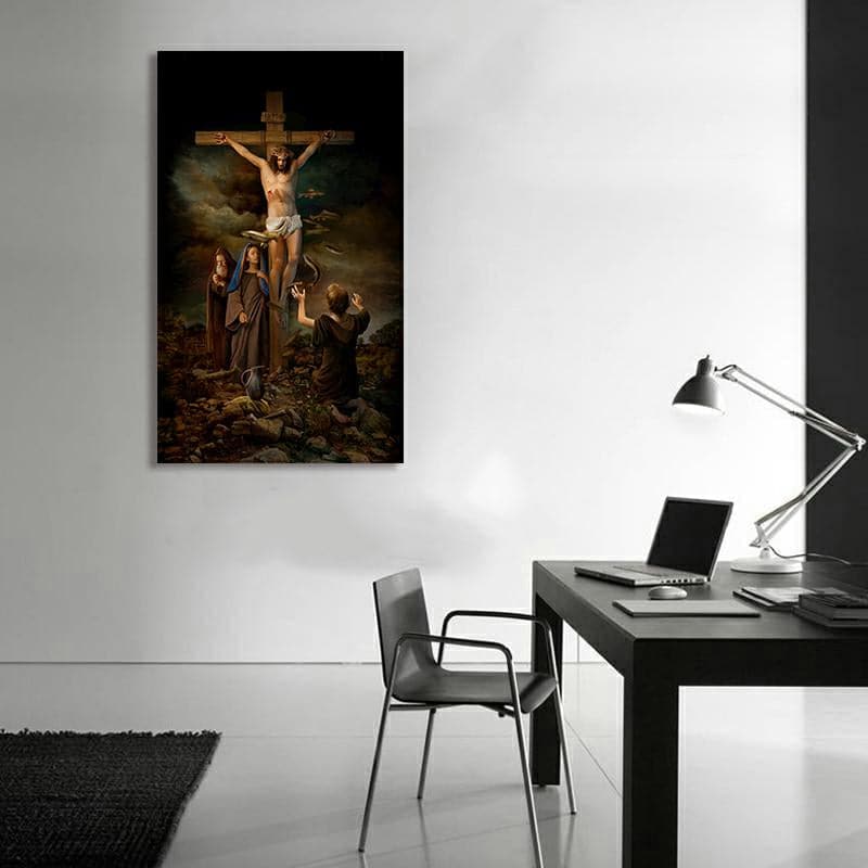 Framed 1 Panel - Jesus Cross