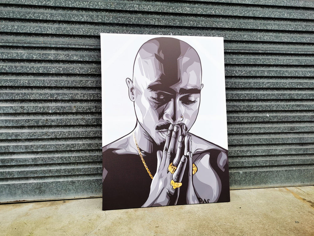 Framed 1 Panel - Finished Products - Tupac