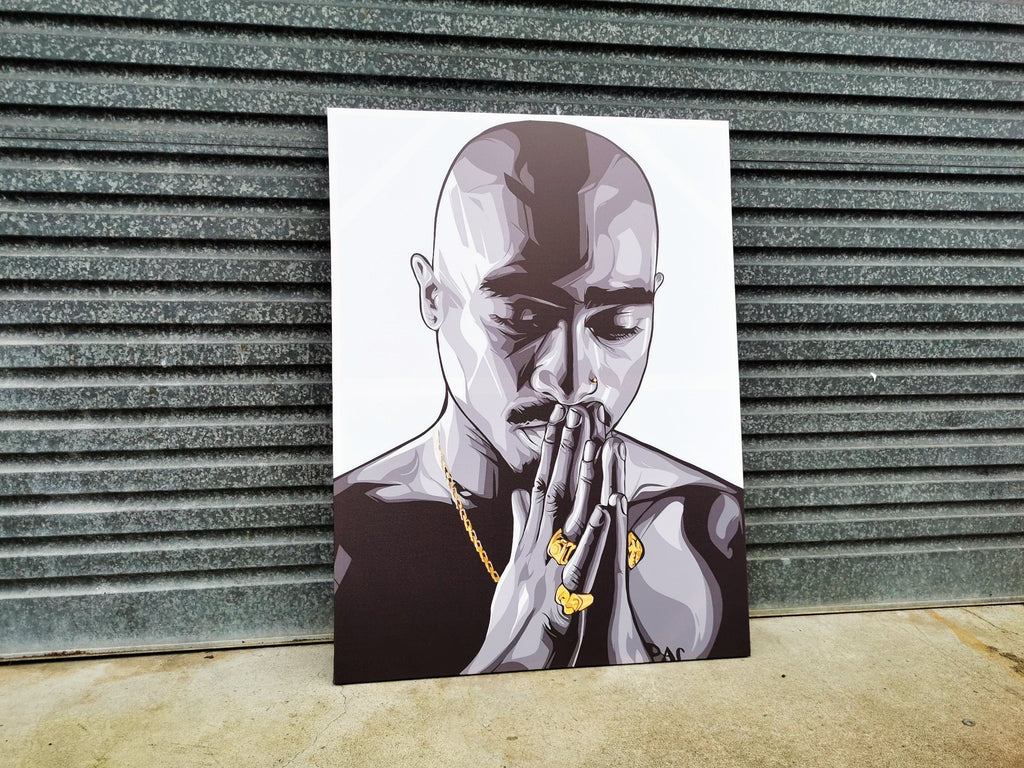 Pine Stretched  Framed 1 Panel - Finished Products - Tupac