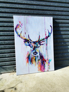 Framed 1 Panel - Deer