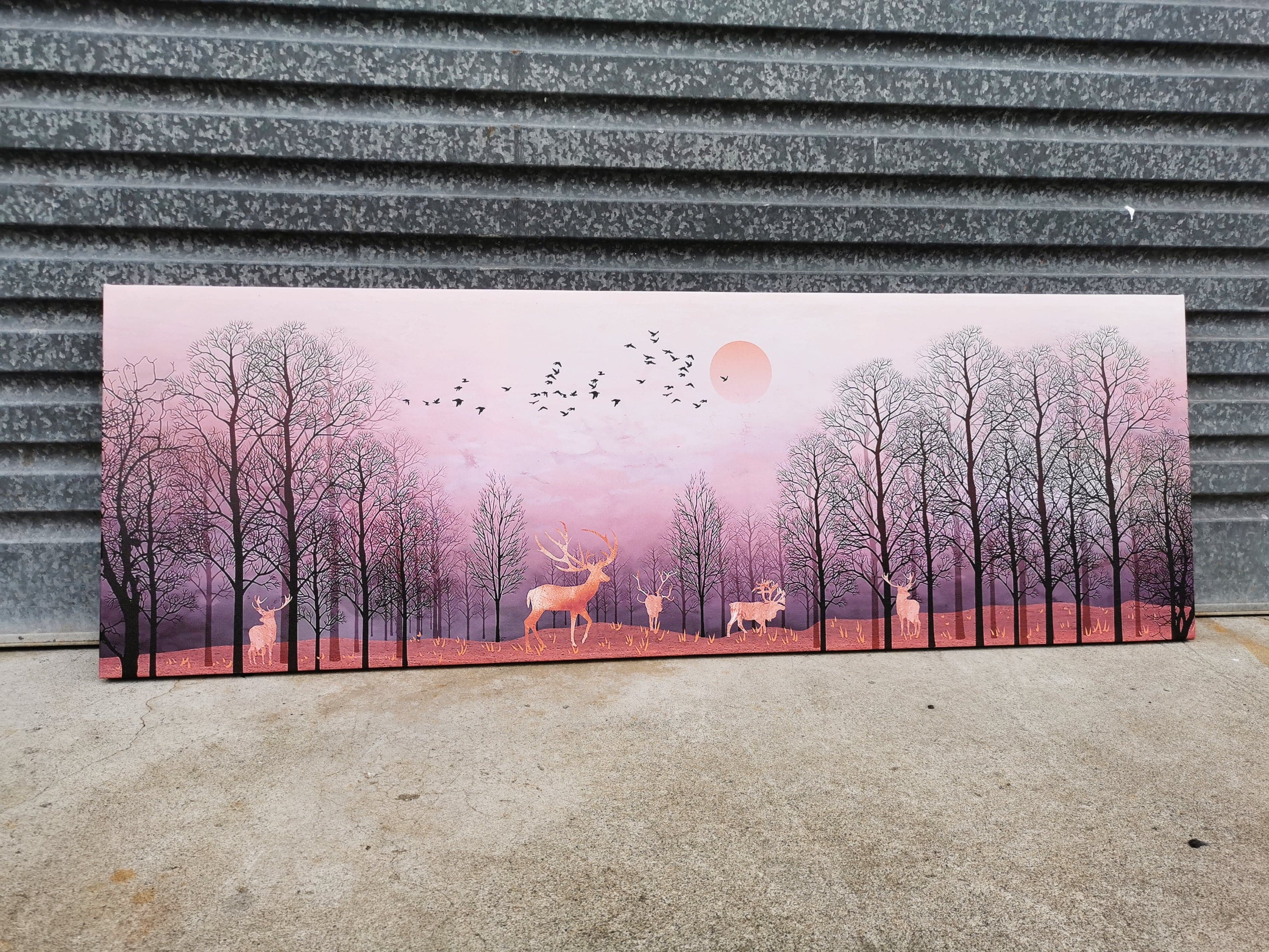 Framed 1 Panel - Red Deer Forest