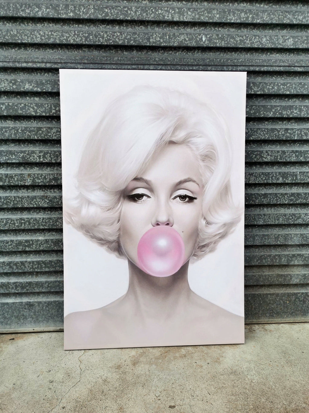 Pine Stretched  Framed 1 Panel - Finished Products - Marilyn Monroe