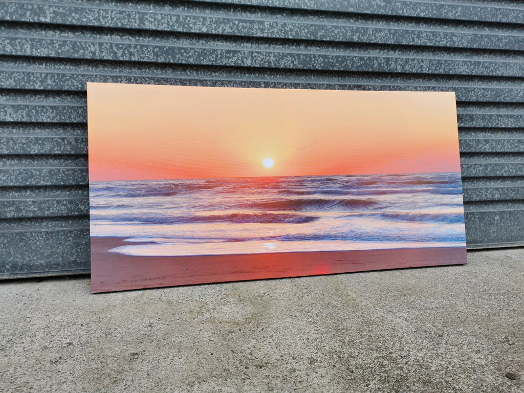 Pine Stretched  Framed 1 Panel - Finished Products - Sunset