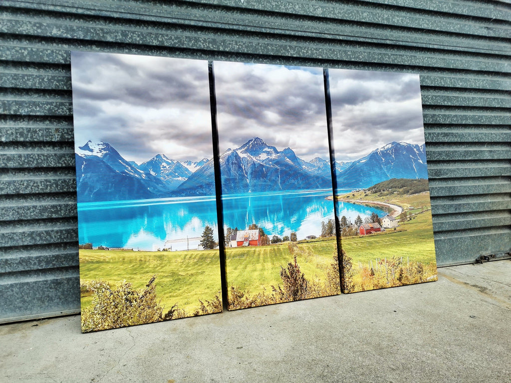 Framed 3 Panels - Finished Product - Landscape