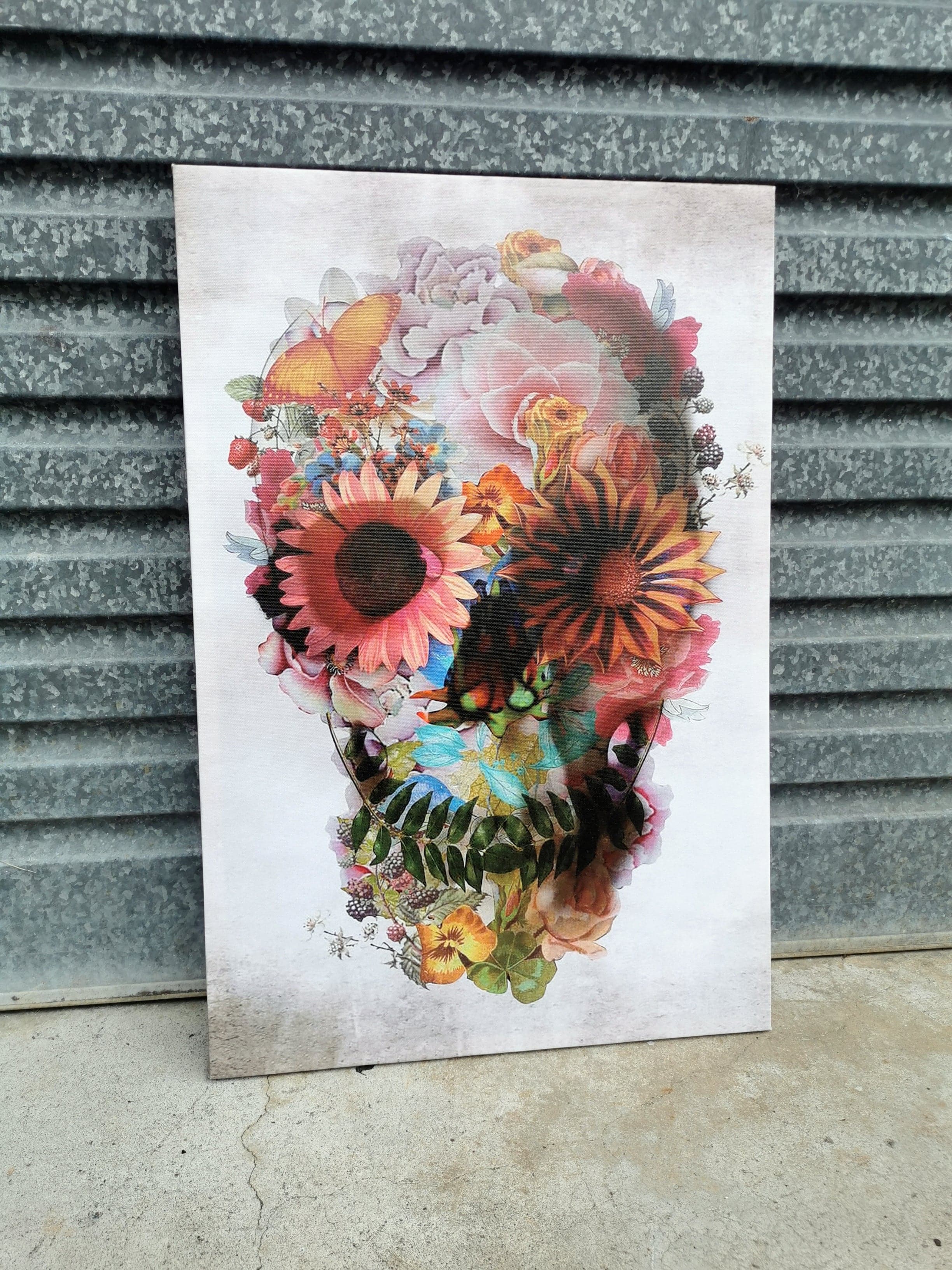 Framed 1 Panel - Skull