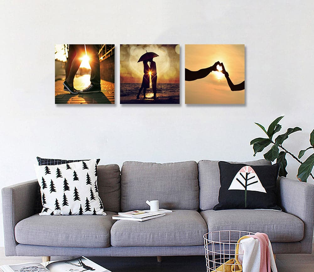 Framed 3 Panels - Love