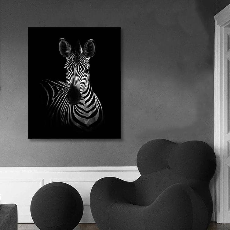Framed 1 Panel - Zebra