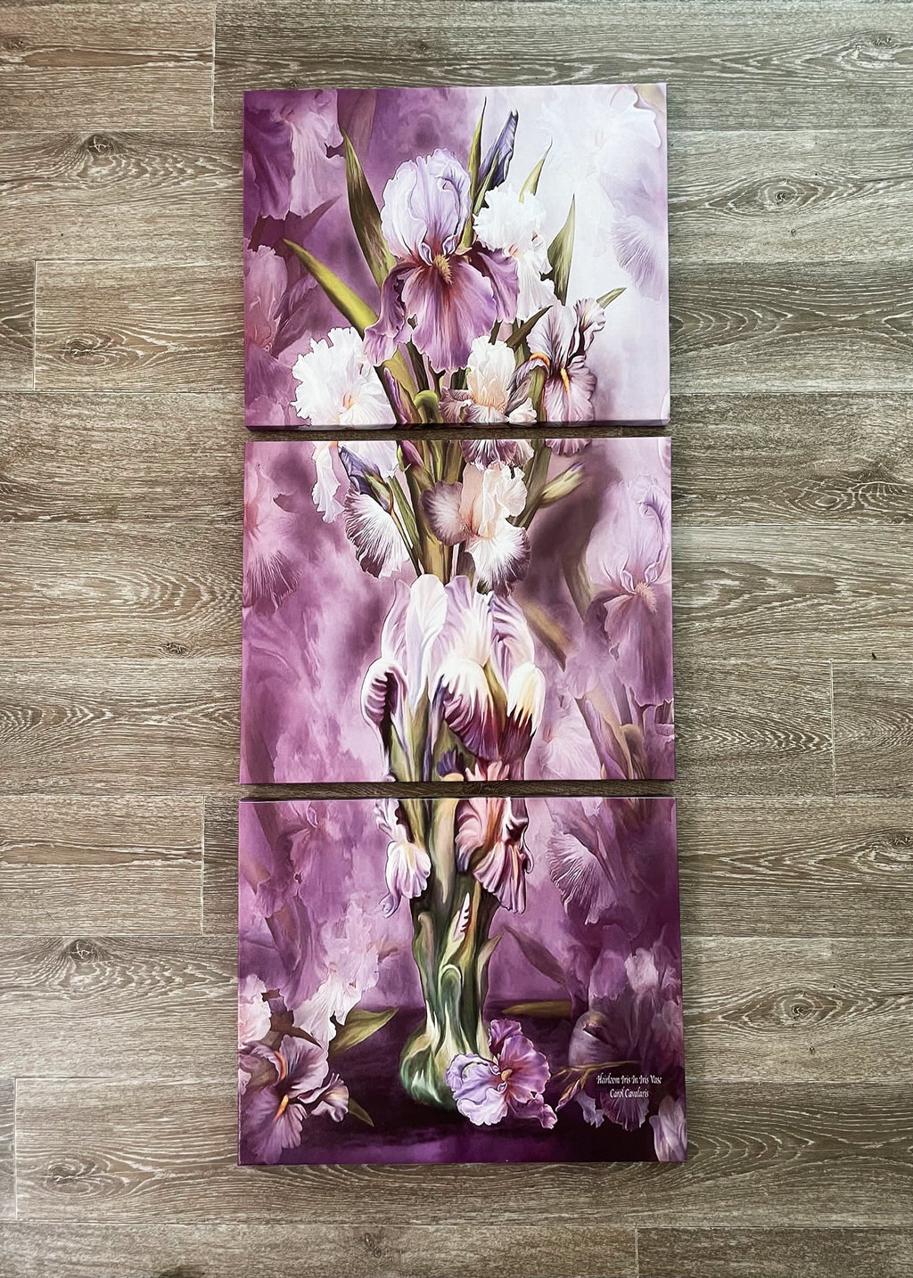 Framed 3 Panels - Finished Products - Flower