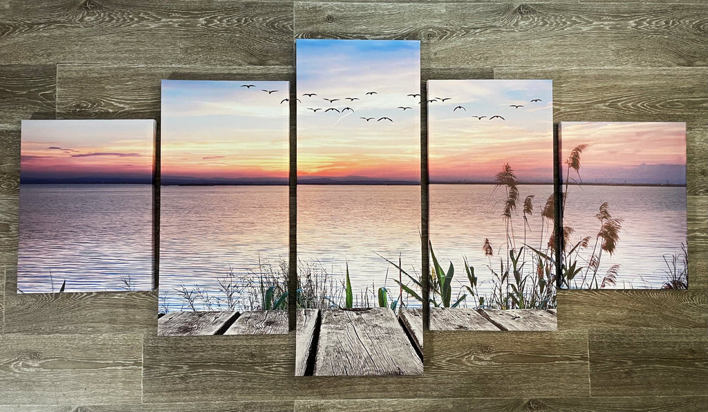 Framed 5 Panels - Finished Products - Landscape